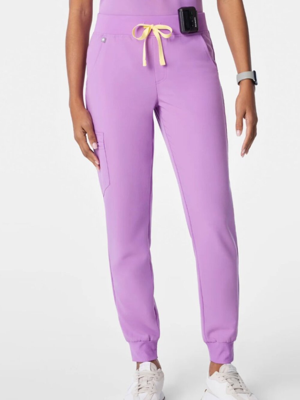 NWT Figs Zamora High Waisted Jogger Scrub Pants Wild Lilac sz M